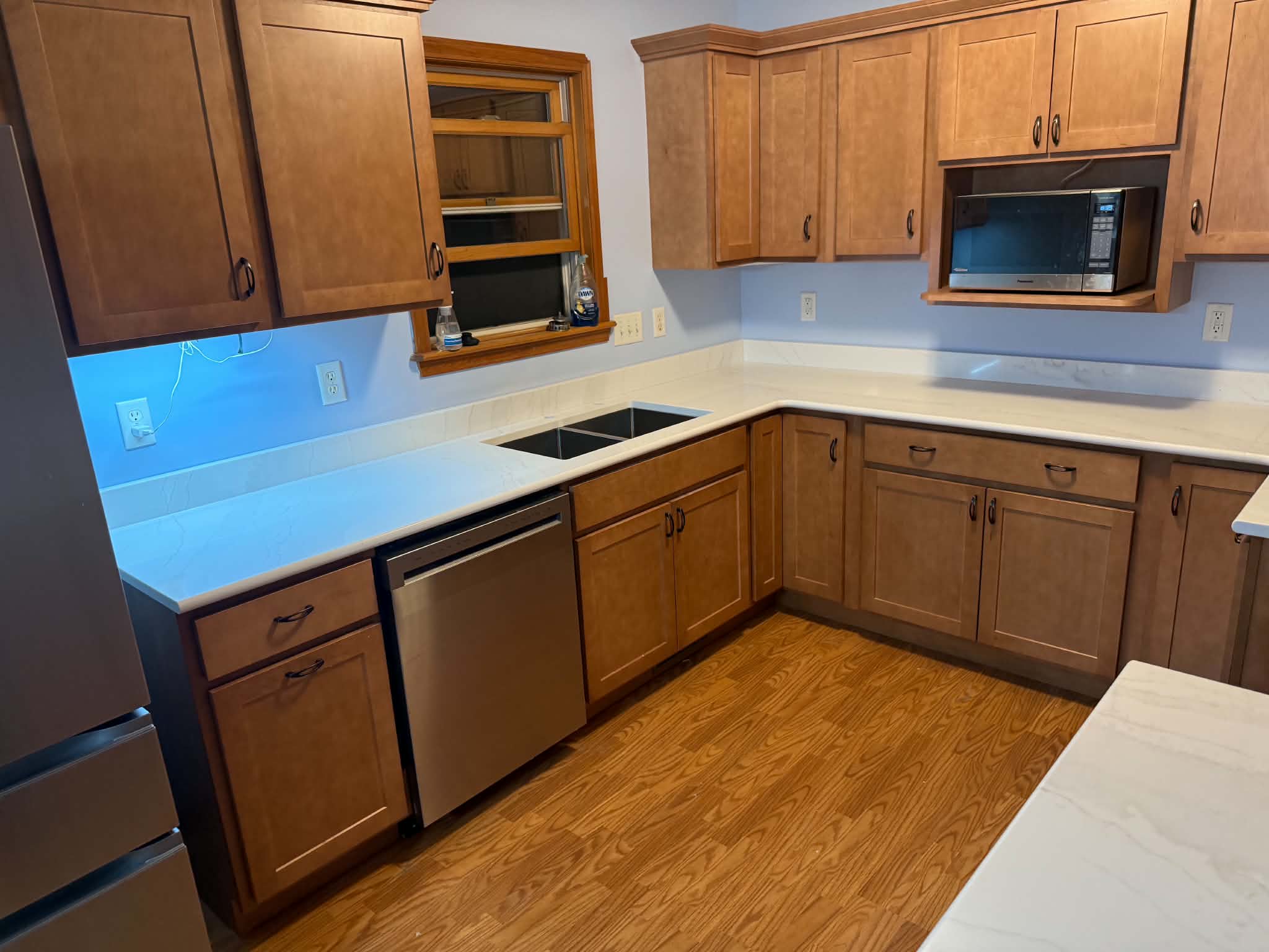 Interior repair and finishing work
